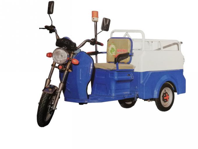 Pequeño triciclo eléctrico compacto de la basura/camión flexible de la recogida de residuos 0
