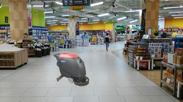 Máquina del secador del depurador del piso del supermercado con el tanque de agua sostenido y grande