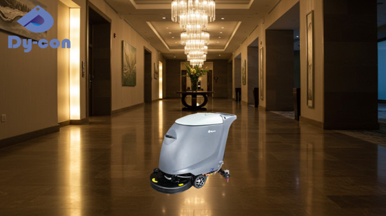 Lavadora de pisos fácil de usar para limpieza de hoteles